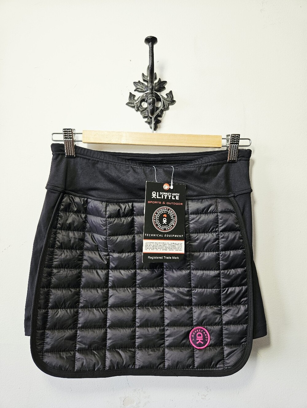 NWT Little Donkey Andy Thermal Puff Skirt Size XS Black Puffer